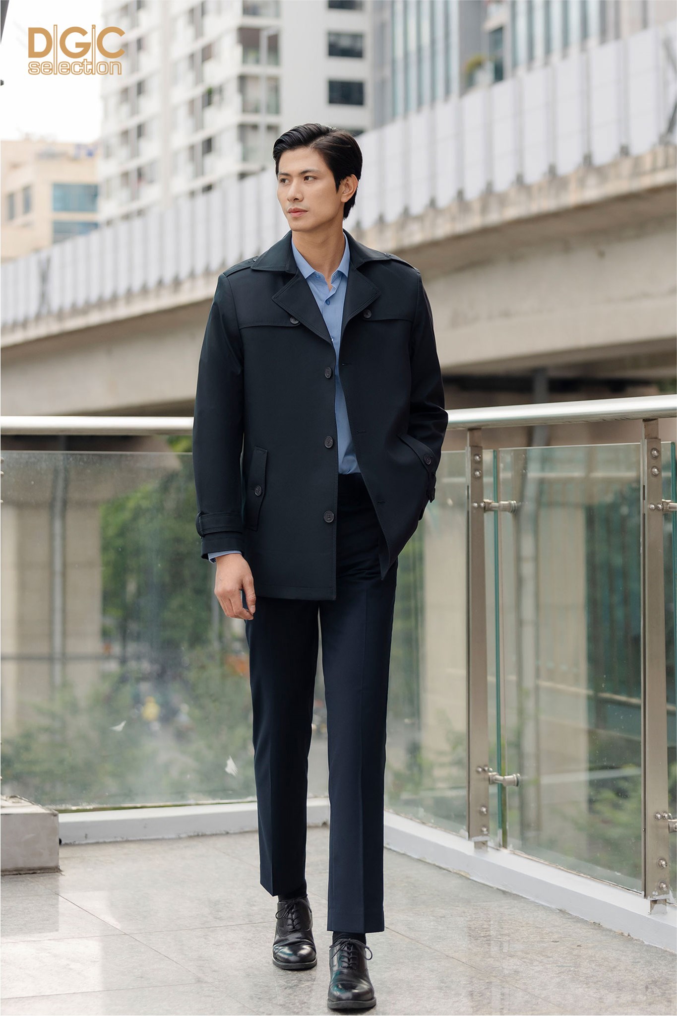 Ảnh của Áo măng tô 2 lớp dáng lửng